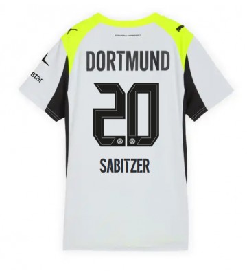Borussia Dortmund Marcel Sabitzer #20 Udebanetrøje Dame 2025-26 Kortærmet